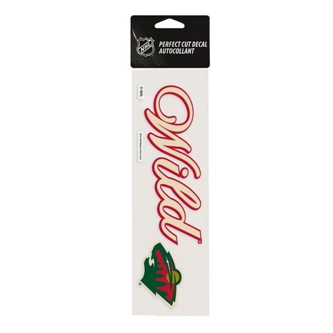 Samolepka 25 x 7,5 MIN Perfect Cut Decal TEAM Minnesota Wild