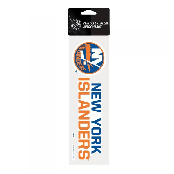 Samolepka 25 x 7,5 NYI Perfect Cut Decal TEAM New York Islanders