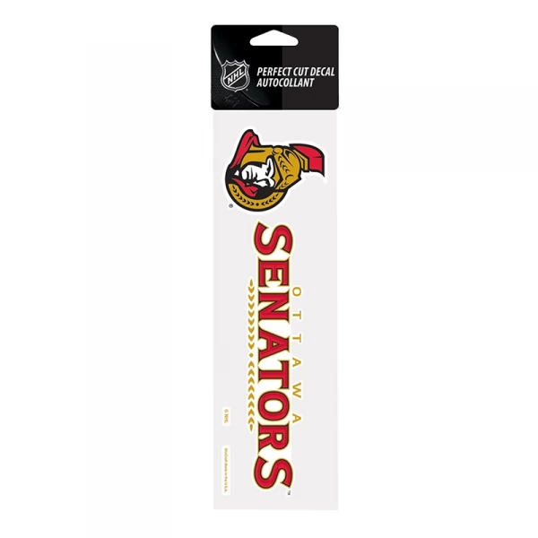 Sticker 25 x 7,5 OTT Perfect Cut Decal TEAM Ottawa Senators