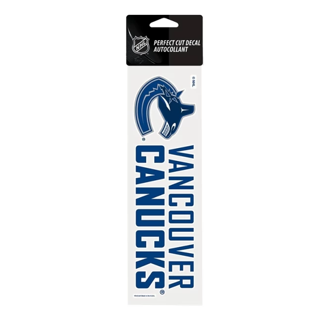 Sticker 25 x 7,5 VAN Perfect Cut Decal TEAM Vancouver Canucks