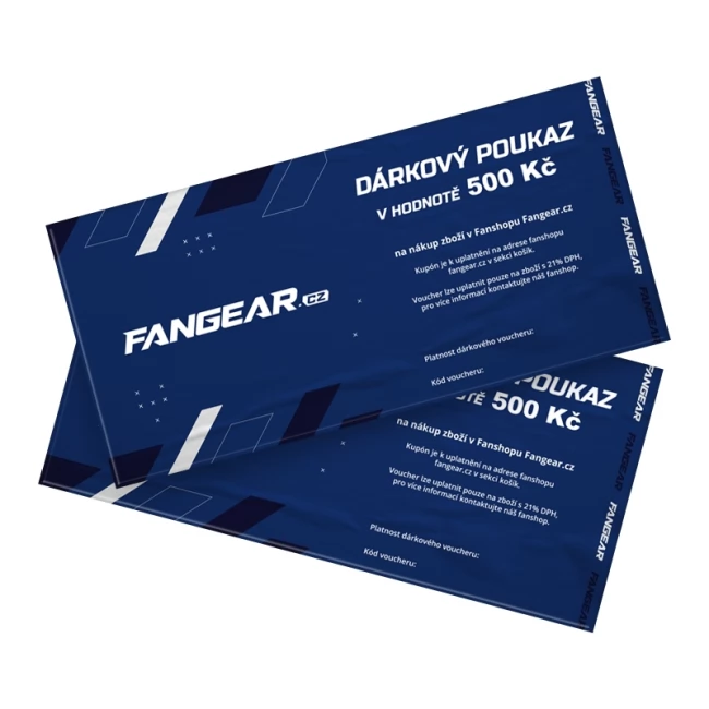 On-line gift card for NHL Fangear.cz worth CZK 500