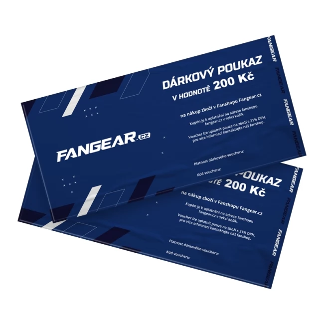 On-line gift card for NHL Fangear.cz worth CZK 200