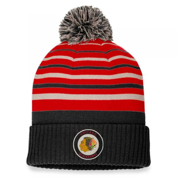 Beanie CHI True Classic Beanie with Pom Chicago Blackhawks