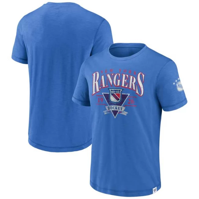 Tričko pánské NYR True Classics Cotton Slub Elevated New York Rangers