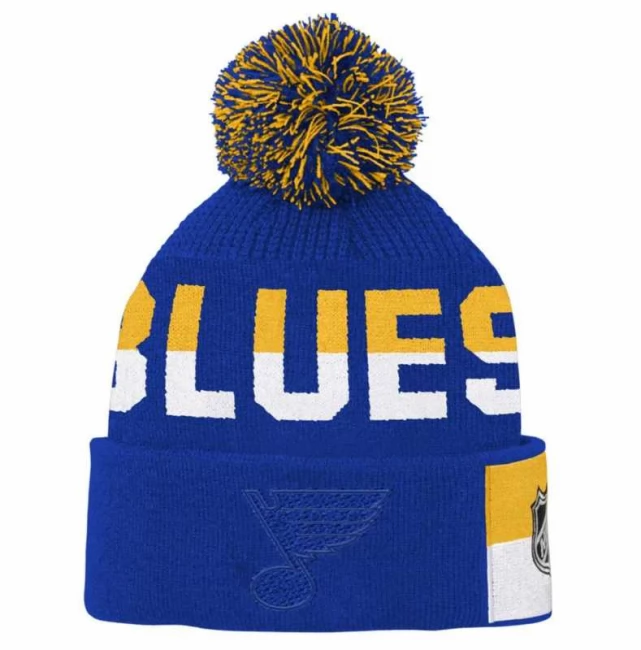 Kulich dětský STL Face-Off Jacquard Knit St. Louis Blues