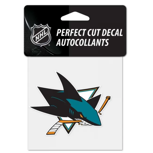 Samolepka SJS Perfect Cut Decal logo San Jose Sharks