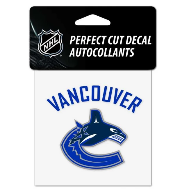 Samolepka VAN Perfect Cut Decal logo Vancouver Canucks