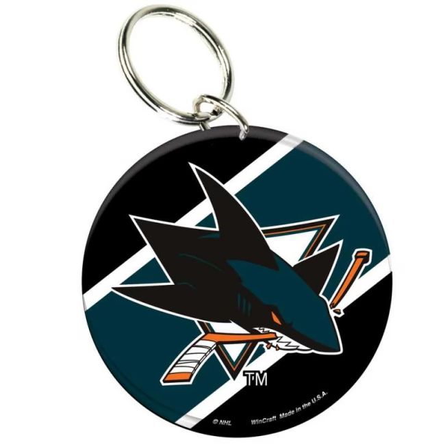 Klíčenka SJS Acrylic logo San Jose Sharks