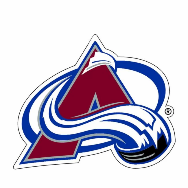 Magnet akryl COL logo Colorado Avalanche