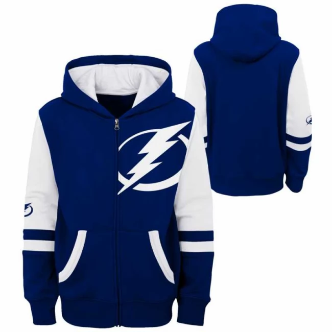 Mikina dětská TBA Faceoff Full Zip Fleece Tampa Bay Lightning