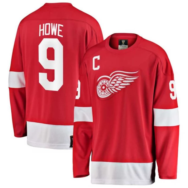 Jersey vintage DET H09 Howe Breakaway Player Detroit Red Wings