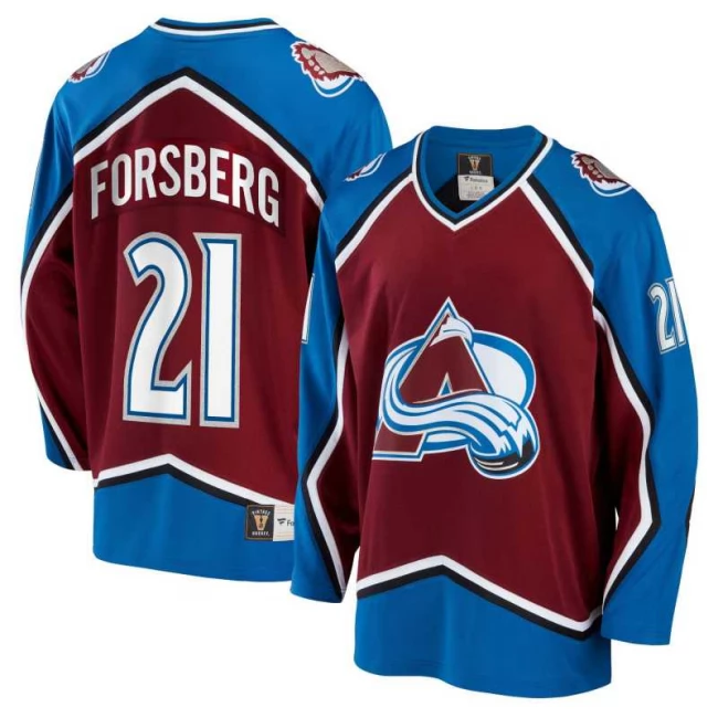 Jersey vintage COL F21 Forsberg Breakaway Player Colorado Avalanche