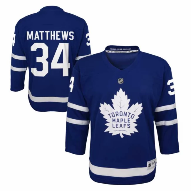 Kid's jersey TOR M34 Matthews home replica Team Color Toronto Maple Leafs