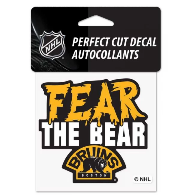 Samolepky BOS Perfect Cut Decal Slogan Boston Bruins