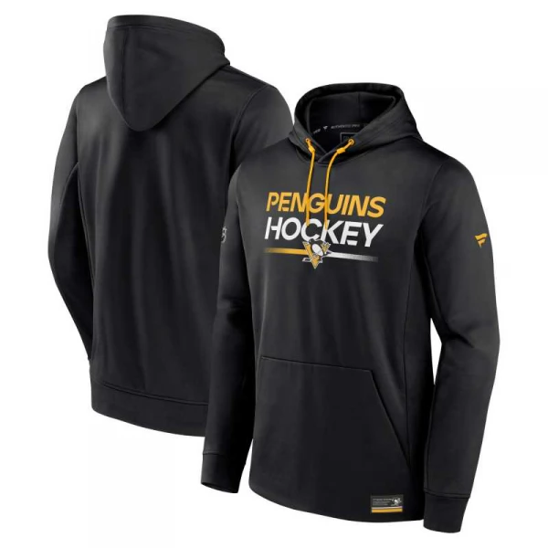 Mikina pánská PIT 23 Authentic Pro Poly Fleece POH Pittsburgh Penguins