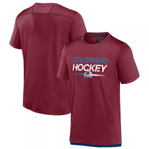 Tričko pánské sportovní COL 23 Authentic Pro SS Tech Tee Colorado Avalanche