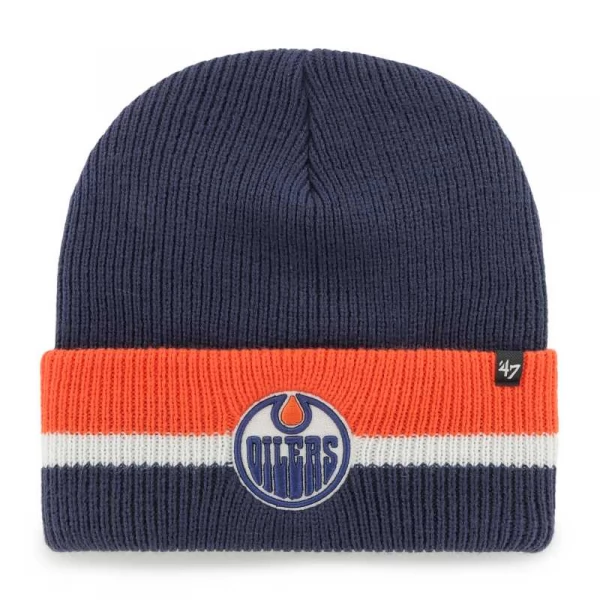 Beanie EDM Split Cuff Knit Edmonton Oilers