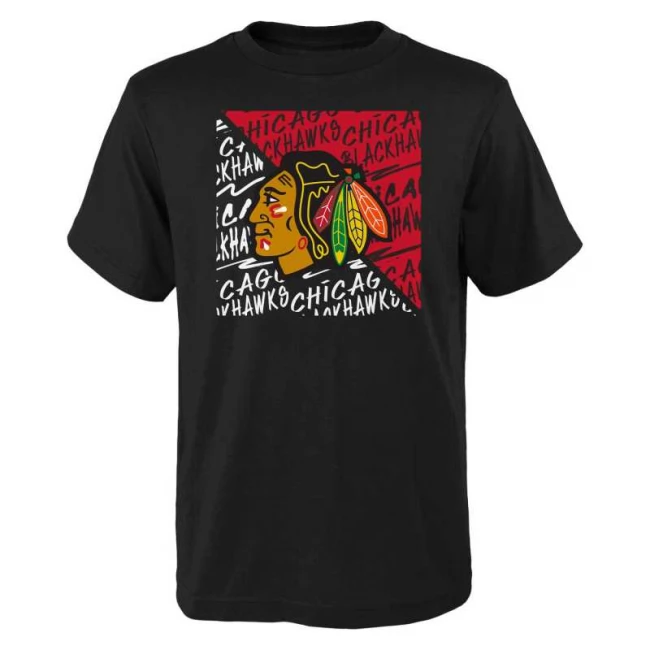 Tričko dětské CHI Divide SS CTN Chicago Blackhawks