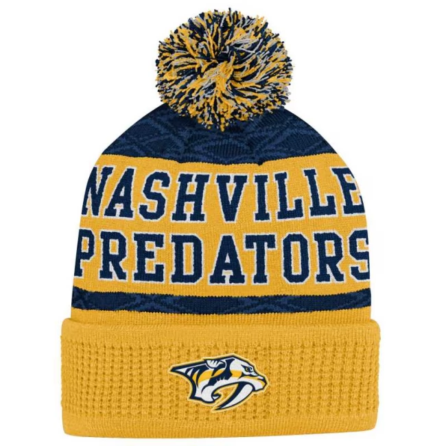 Kulich dětský NAS Puck Pattern Cuffed Cal Nashville Predators