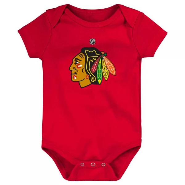 Body Baby CHI Primary Logo SS Creeper Chicago Blackhawks