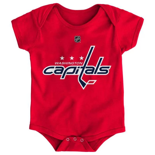 Body Baby WAS Primary Logo SS Creeper Washington Capitals