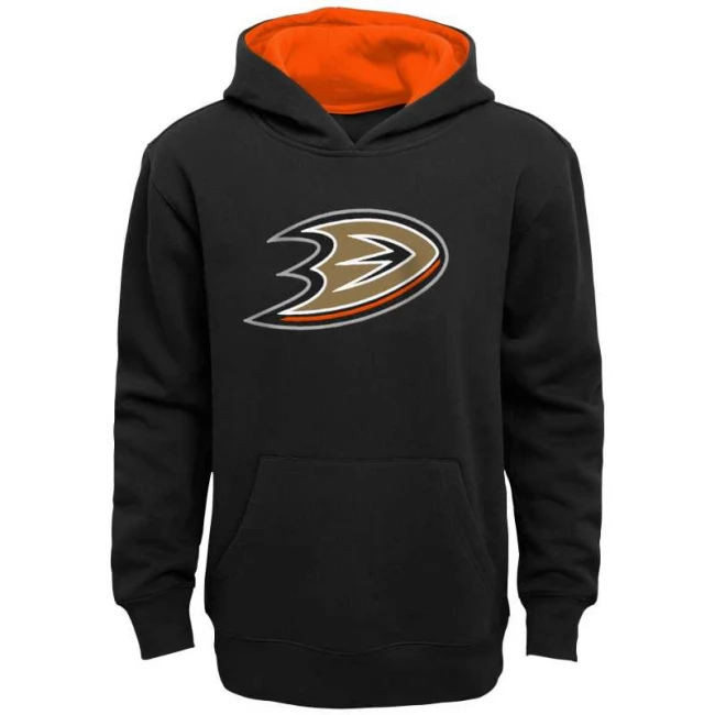 Kid's hoodie ANA Main Prime Pullover Fleece Hood Home Anaheim Ducks