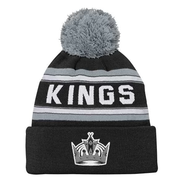 Kulich Junior LAK Jacquard Cuffed Knit With Pom Los Angeles Kings