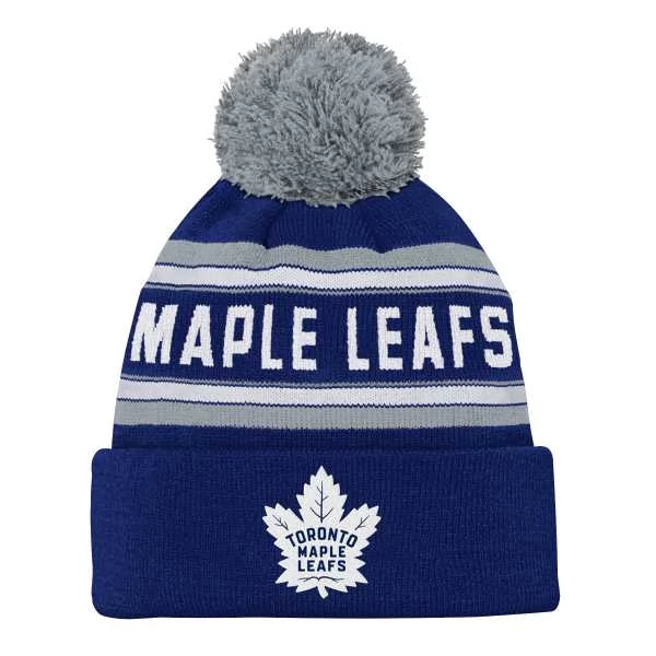 Kulich dětský TOR Jacquard Cuffed Knit With Pom Toronto Maple Leafs