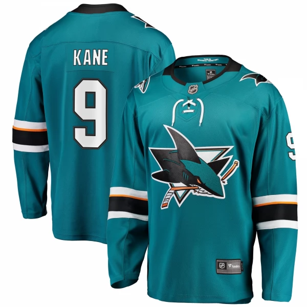 Jersey SJS K09 Kane Breakaway Player San Jose Sharks