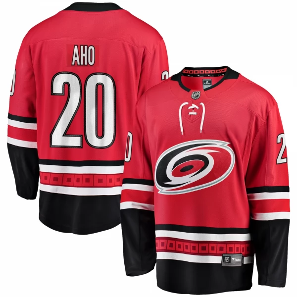 Jersey CAR A20 Aho Breakaway Player Carolina Hurricanes