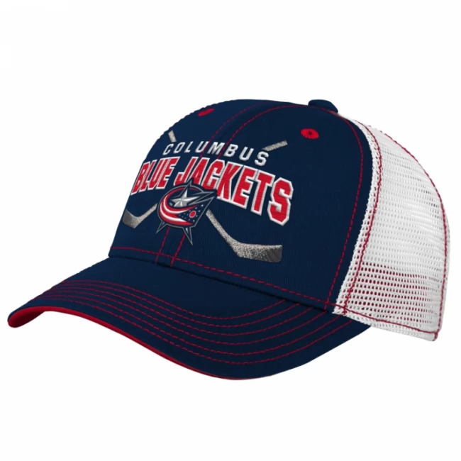 Cap Junior CBJ Core Lockup Meshback Colombus Blue Jackets