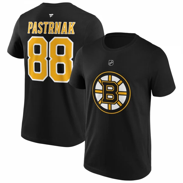 Tričko pánské BOS Pastrňák Name and Number Boston Bruins