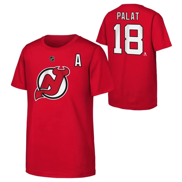 T-shirt young adult alt. Captan N N SS Ondrej Palat New Jersey Devils