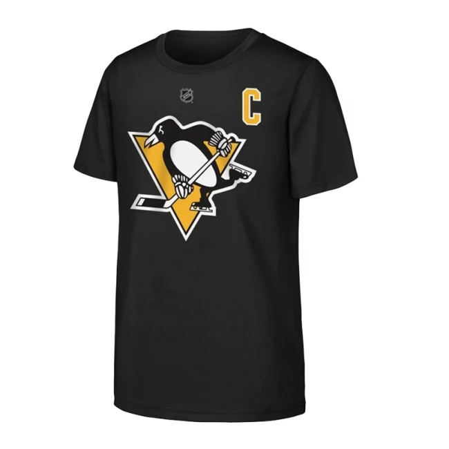 Kids t-shirt PIT flat captain N N SS 87 Sidney Crosby Pittsburg Penguins