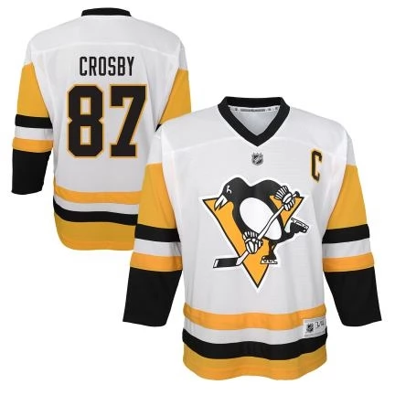 Kid's jersey PIT P87 Crosby away replica Pittsburgh Penguins