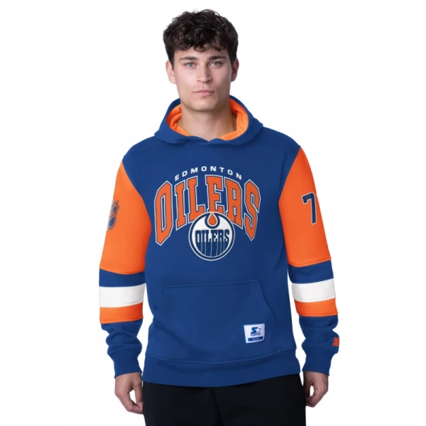 Men's hoodie EDM End Zone fleece hoodie Edmonton Oilers