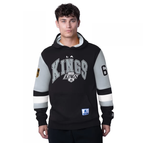 Mikina pánská LAK End Zone fleece hoodie Los Angeles Kings