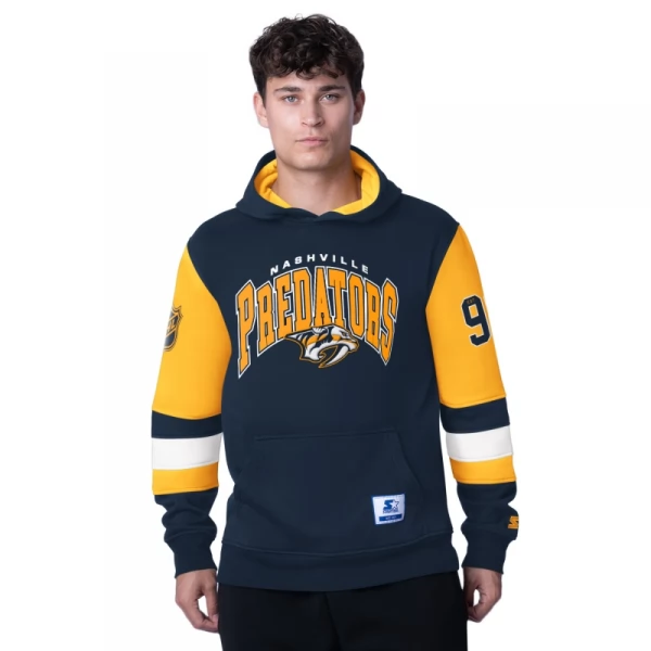 Mikina pánská NAS End Zone fleece hoodie Nashville Predators