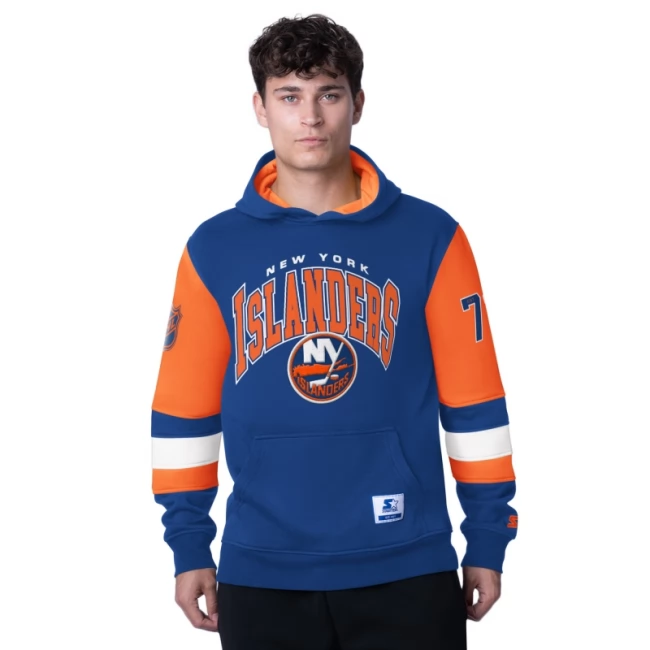 Mikina pánská NYI End Zone fleece hoodie New York Islanders