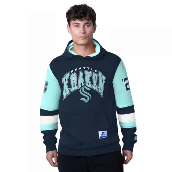 Mikina pánská SEA End Zone fleece hoodie Seattle Kraken