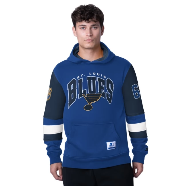 Mikina pánská STL End Zone fleece hoodie St. Louis Blues