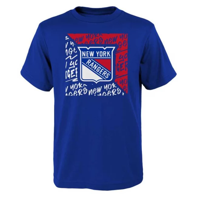 Young adult t-shirt NYR Divide SS CTN New York Rangers