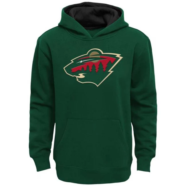 Mikina young adult MIN Main Prime Pullover Fleece Hood Home Minnesota Wild