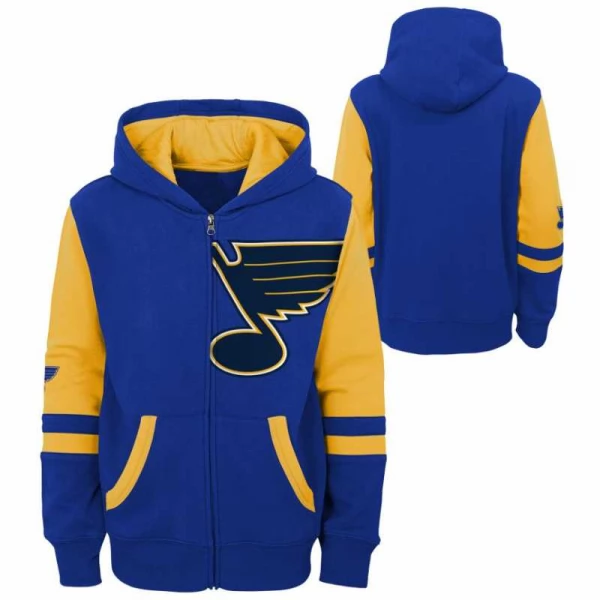 Mikina young adult STL Faceoff Full Zip Fleece St. Louis Blues