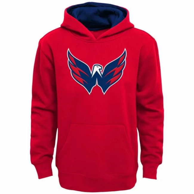 Young adult hoodie WAS Prime Pullover Fleece Washington Capitals
