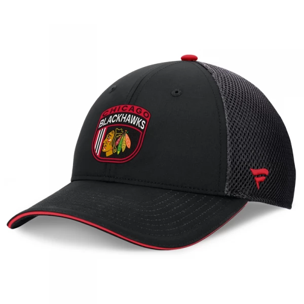 Kšiltovka CHI 24 Authentic Pro Draft Structured Trucker Chicago Blackhawks