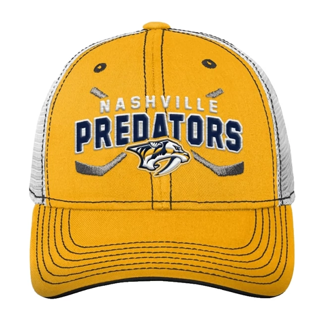 Cap youth NAS lockup meshback adjustable Nashville Predators